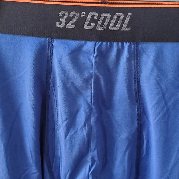 NWT 32 Degrees Mens Emotion Blue. Heat & Cool Underwear, Boxers - Picture 2 of 4